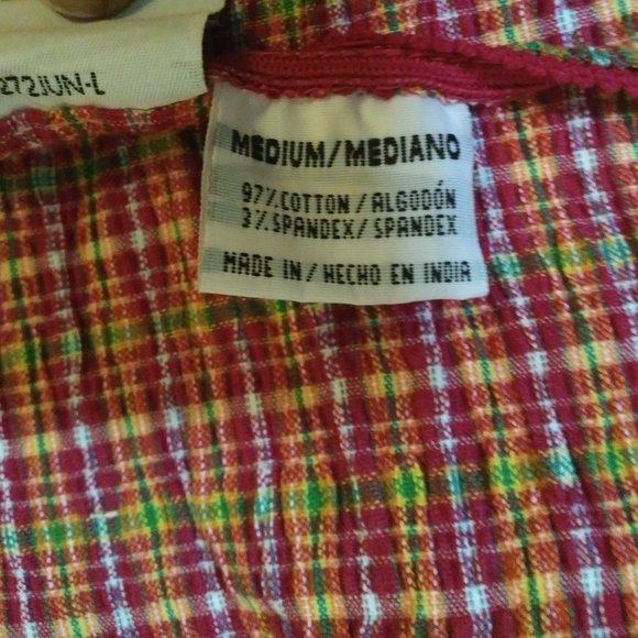 Vintage rare madras very stretchy elastic top - Picture 5 of 11
